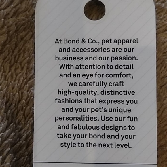 Bond blue floral collar XXSNWT - Picture 6 of 7